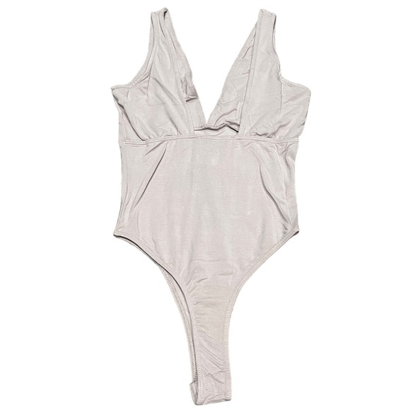 LULU’S cream thong bodysuit size XS NWT - Picture 2 of 6